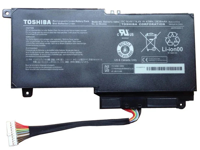 Original PA5107U-1BRS Toshiba Satellite L45, L45D, L50, L55, P50, P55, S55, P000573240 Laptop Battery - eBuy UAE